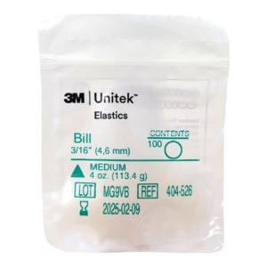 치아교정고무줄 이빨 교정용 교정기 고무줄 1팩 100개 Bill