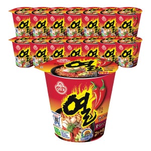 오뚜기 열라면 컵라면 소컵 62g, 15개