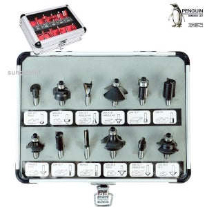 트리머비트 세트 12p (샹크/6mm) B612 루터비트 트리머날 루터기날