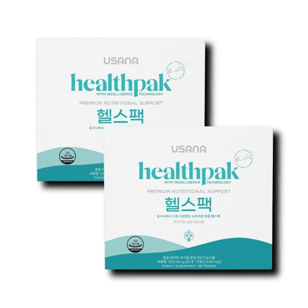 <b>유사나</b> 헬스팩 천연 멀티비타민 종합영양제 2팩