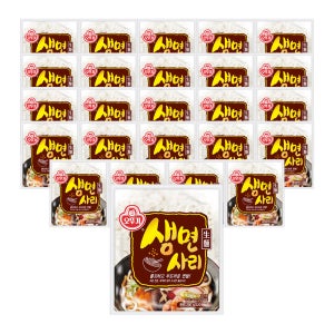 오뚜기 생면사리 200g, 25개