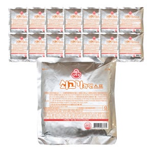 오뚜기 쇠고기라면스프 285g, 15개