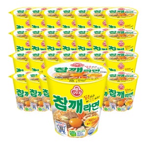 오뚜기 참깨라면 컵라면 소컵 65g, 30개