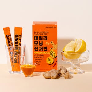 데일리 모닝 진저번 레몬생강즙 커큐민 진저샷 1박스+1박스
