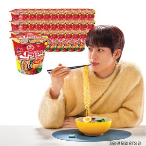 오뚜기 진라면 매운맛 컵라면 소컵 65g, 30개