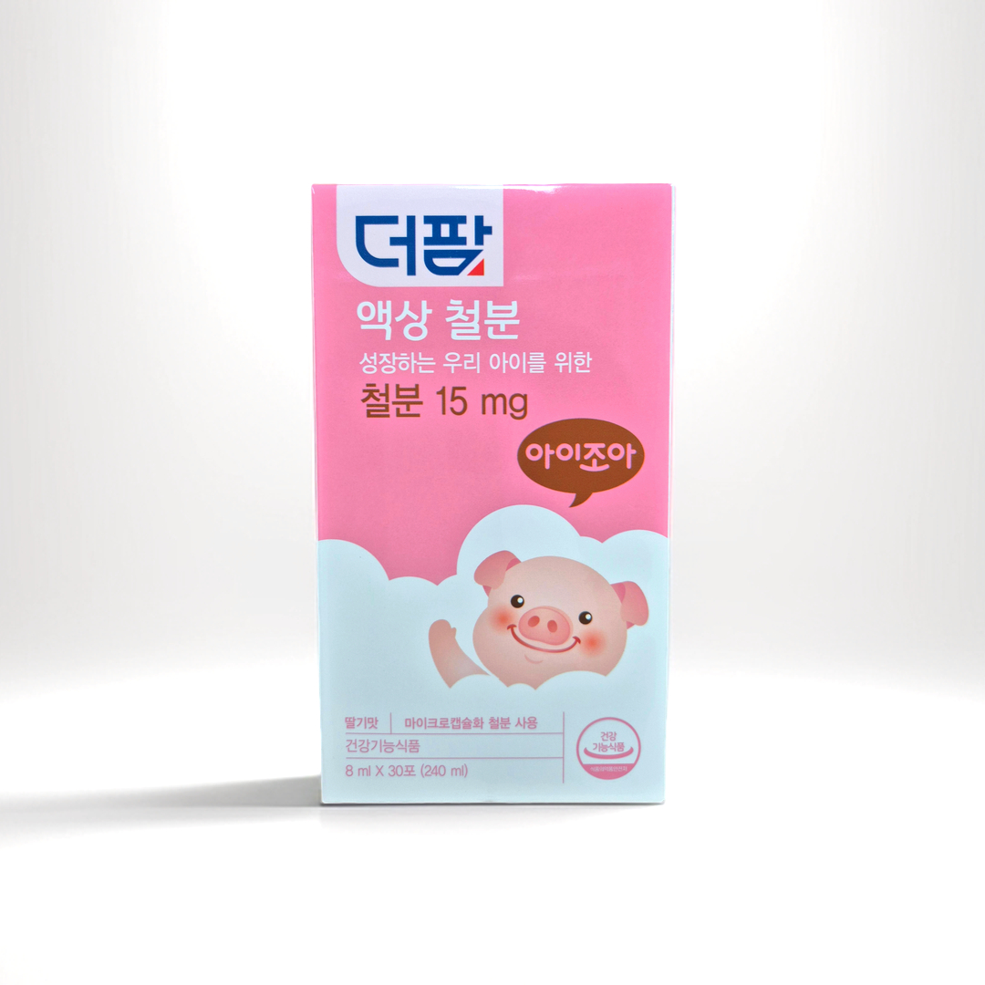 더팜 액상철분 아기 유아 어린이 성장기 철분제
