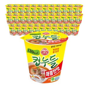 오뚜기 컵누들 매콤한맛 37.8g, 30개