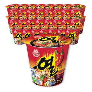 오뚜기 열라면 컵라면 소컵 62g, 24개