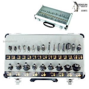 트리머비트 세트 24p (샹크/6mm) B624 루터비트 트리머날 루터기날