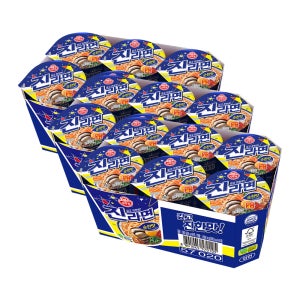 오뚜기 진라면 순한맛 컵라면 소컵 65g, 18개