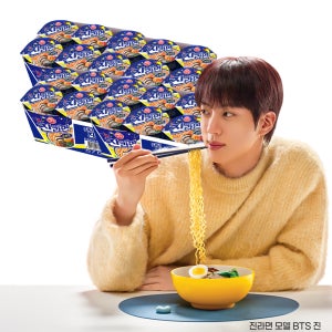 오뚜기 진라면 순한맛 컵라면 소컵 65g, 24개