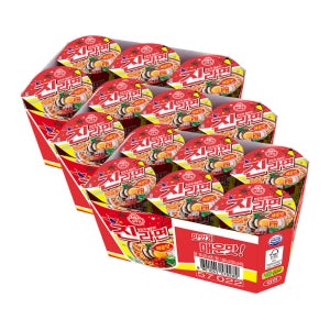 오뚜기 진라면 매운맛 컵라면 소컵 65g, 18개
