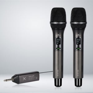 MYFIX 버스킹 보컬용 핸드 무선마이크 2개 MW2-901HA