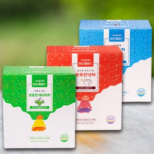 아토페이드 카페인없는 차종류 TEA 3종 세트 물대신 마시는 차