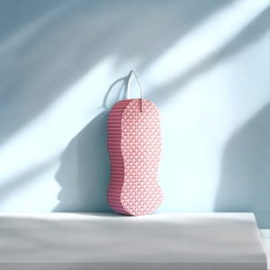 때밀이 펀지 저자극 때밀이 때 타올 스펀지 핑크 3P