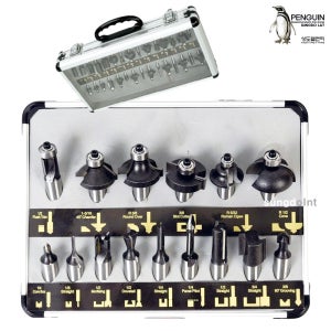 루터비트 세트 15p (샹크/12mm) B1215 루터기날