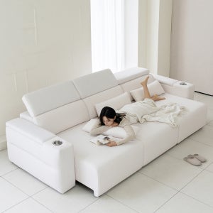 데일리리빙 보니타 패브릭 모션 슬라이드 리클라이너 4인용 소파