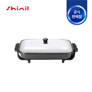 신일 멀티 깊은형 사각 전기 프라이팬 샤브샤브 전골 생선구이 SPP-4100KP 화이트