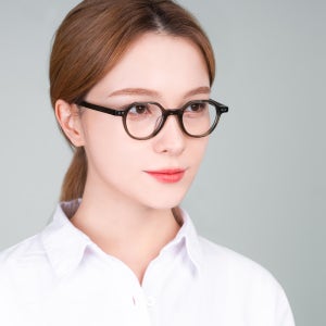 폴센 안경 고도근시 알작은 뿔테 블루라이트 차단 아세테이트 남자 여자 안경테