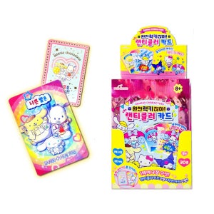산리오 완전럭키잖아 랜티큘러카드 30개 1박스 캐릭터 포토카드 컬렉션