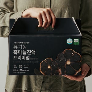 유기농 의성 흑마늘진액 (프리미엄) 80ml x 30팩 / 2박스