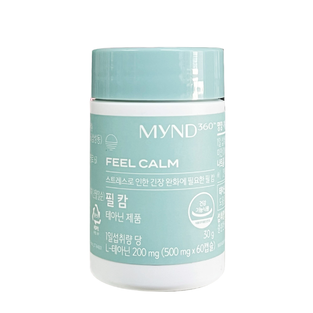 <b>뉴스킨</b> 마인드 MYND360 필캄 (60캡슐) <b>테아닌</b>