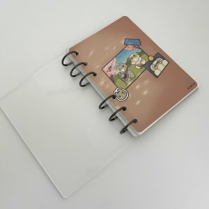 [늘기록] 투명 아크릴 6공 다이어리 커버 A5 A6 바인더 만년 다꾸 육공