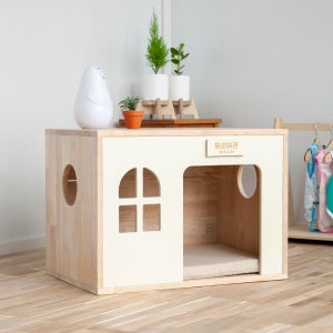 모리의하루 원목 강아지집 고양이 숨숨집 반려견 애견 쿠키하우스