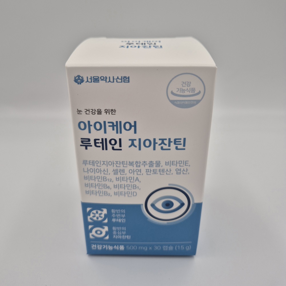 서울약사신협 <b>아이케어 루테인</b> 지아잔틴 (500mgx30캡슐), 1개