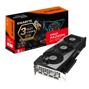 기가바이트 라데온 RX 7600 Gaming OC D6 8GB 제이씨현
