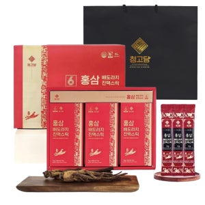 청고담 발효홍삼스틱 홍삼배도라지스틱 15g 30포 무정제수 추석선물세트