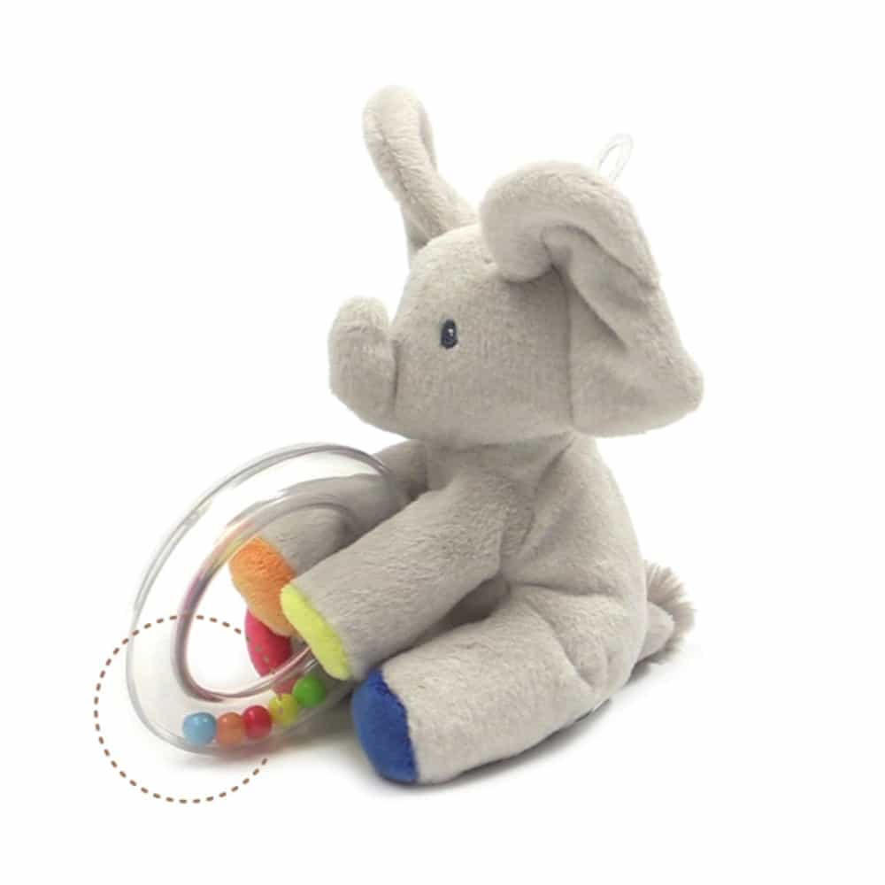 딸랑이코끼리13cm 아기인형 딸랑이 장난감 여자 핸드