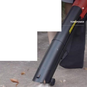 낙엽청소기 실외 흡입기 헤어드라이어 정원 잔디 도로 8800W 유선 20m 코드