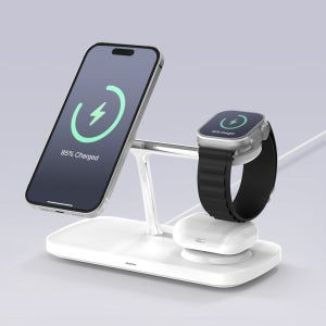 만렙 Qi2 3in1 맥세이프 고속 무선충전기 아이폰 갤럭시 애플워치