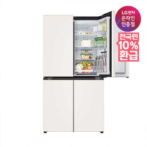 LG 오브제컬렉션 매직스페이스 냉장고 1등급 베이지