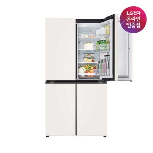 LG STEM 매직스페이스 냉장고 1등급 크래프트아이스 베이지