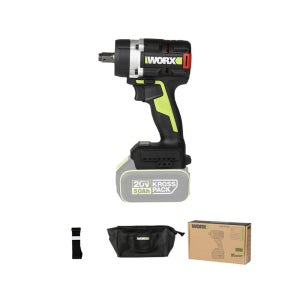 웍스 충전 미드토크 임팩 렌치 베어툴 20V 12.7mm BL WU270.9 임팩트