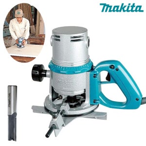 makita 루터기 (유선 1510W 원산지/일본) 루터날포함 3600H 콜렛/12mm 라우터 트리머 목공 홈파기