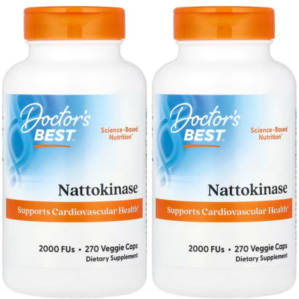 닥터스베스트 나토키나제 <b>Nattokinase 2000 FUs</b> 270정 2개