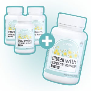 민들레 브로멜라인 퀘르세틴 프리미엄정 60정, 4개