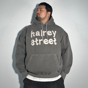 할리 스트리트 피그먼트 기모후드티 3COLOR 빅사이즈 상의 오버핏 에이오알닷