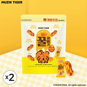 무직타이거 미니꿀꽈배기 400g x 2개