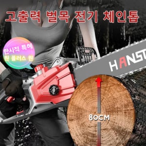 고출력 전기 체인톱 벌목 목공톱 그라인더체인톱
