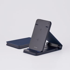 솔루엠 폴더블 2in1 고속 무선 충전기 스탠드 거치대 갤럭시 워치 전용