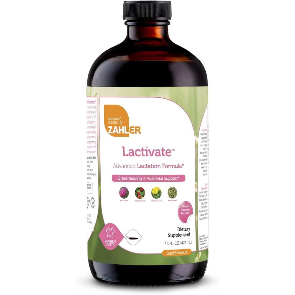 <b>자일러</b> 락티베이트 수유서포트 밀크시슬 펜넬씨드 단델리온 473ml Zahler Lactivate