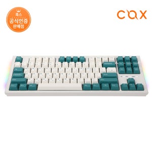 [특가] COX CK01 TKL PBT SL 기계식 키보드(민트/화이트 저소음백축)