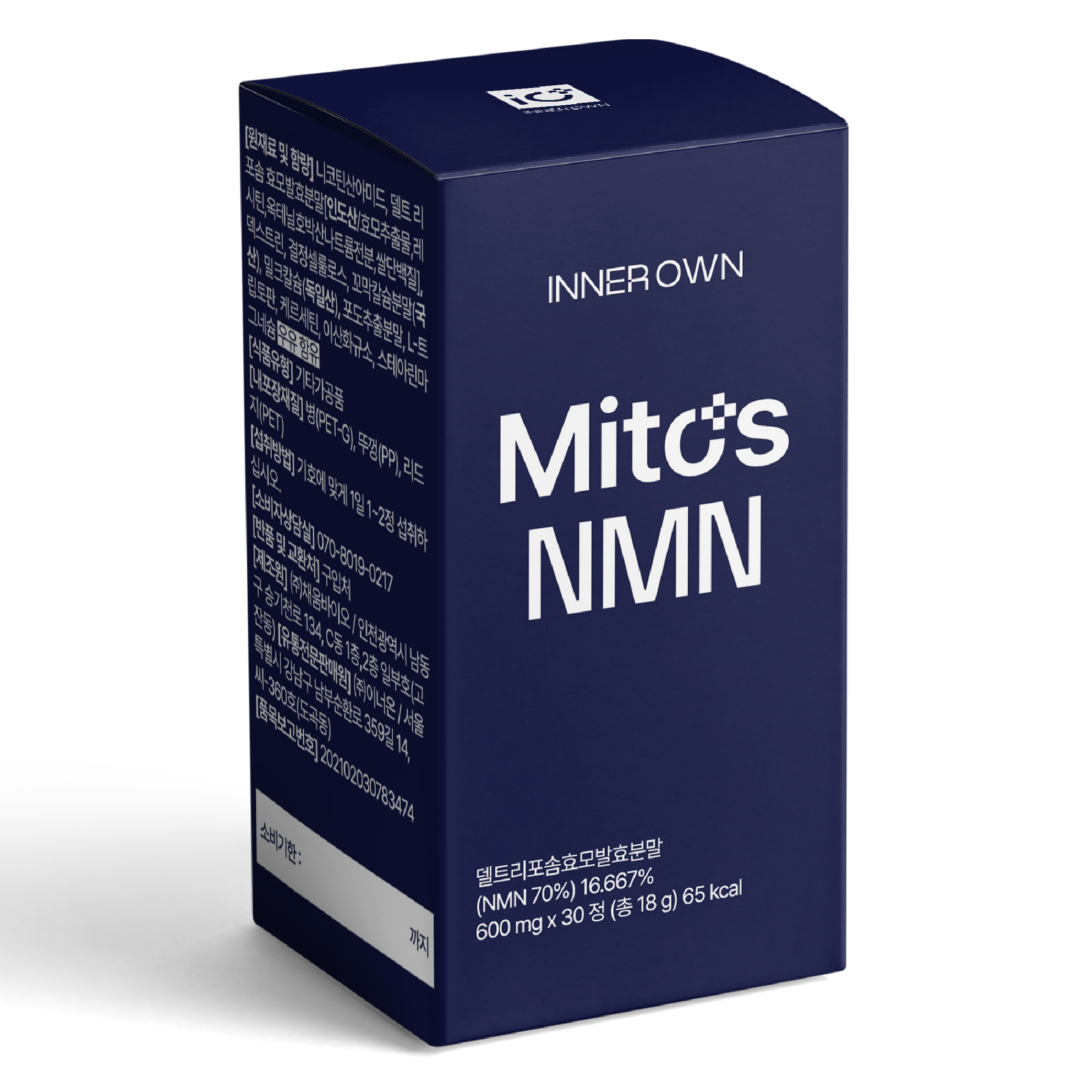 마이토스 NMN 영양제 에너지 600mg 30정, 1개