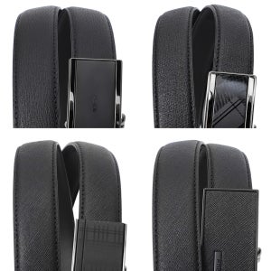 [레노마 포체벨트]소가죽 블랙 버클 댄디 사피아노 남자 자동 벨트 8종