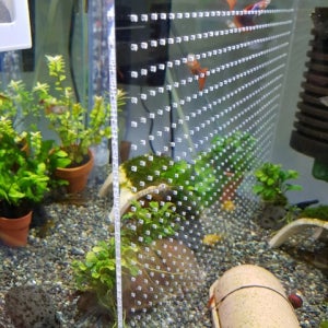 어항 수조 칸막이 주문형 타공판 아크릴- 수족관 섬프 베타 부화통 레이저 타공 구피 가재