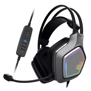 COX 스칼렛 가상 7.1 RGB 진동 ENC 마이크 유선 게이밍 헤드셋